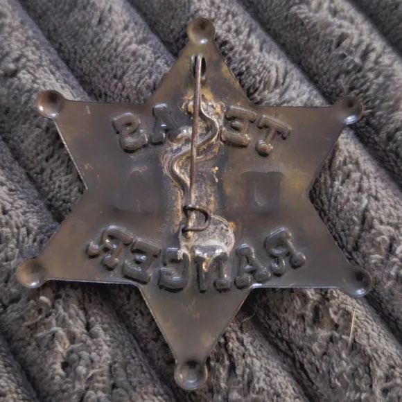 Gold Texas Ranger Badge - Picture 2 of 2